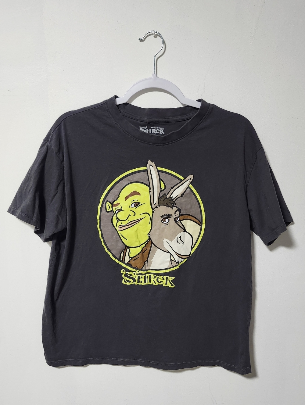 DreamWorks Shrek Logo Tee in Black and White